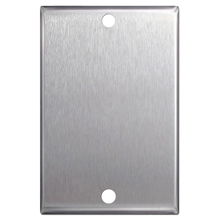 ELECTRIDUCT Stainless Steel Wall Plates Light Switch Covers - Electriduct WP-ED-SS-1G-BL-5PK
